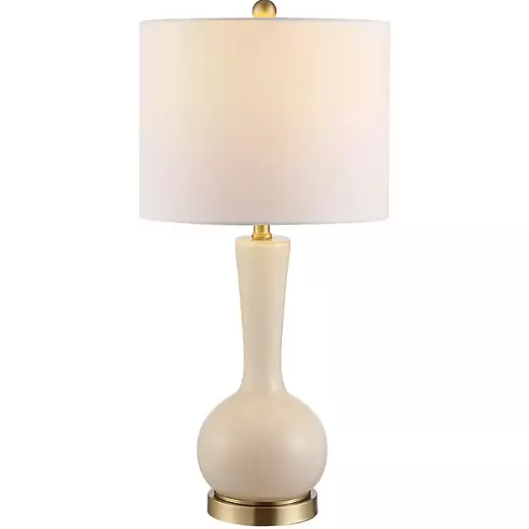 glazed_ivory_glass_teardrop_table_lamp_2.webp Glazed Glass Teardrop Table Lamp>Kirklands Home Cheap
