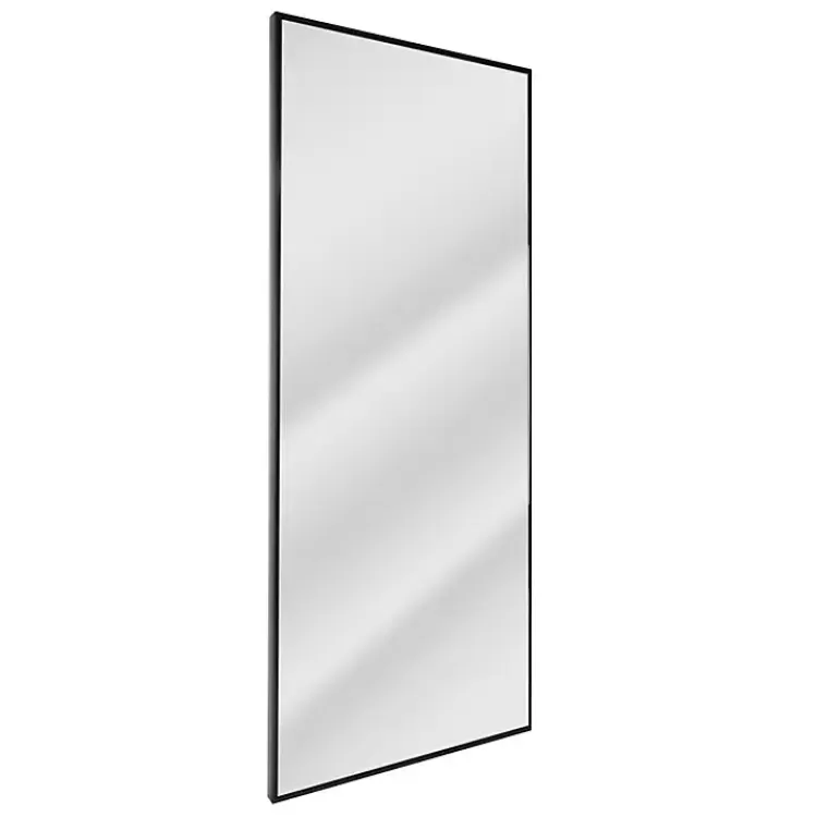 Glossy Black Frame Leaning Mirror>Kirklands Home Best Sale