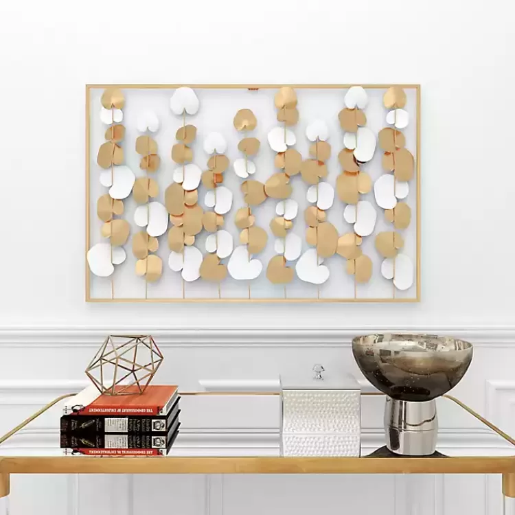 glossy_gold_leaves_framed_wall_plaque_10.webp Glossy Gold Leaves Framed Wall Plaque>Kirklands Home Sale