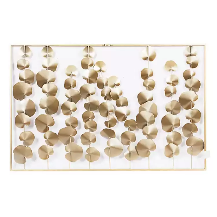glossy_gold_leaves_framed_wall_plaque_6.webp Glossy Gold Leaves Framed Wall Plaque>Kirklands Home Sale