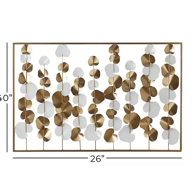 glossy_gold_leaves_framed_wall_plaque_7.webp Glossy Gold Leaves Framed Wall Plaque>Kirklands Home Sale