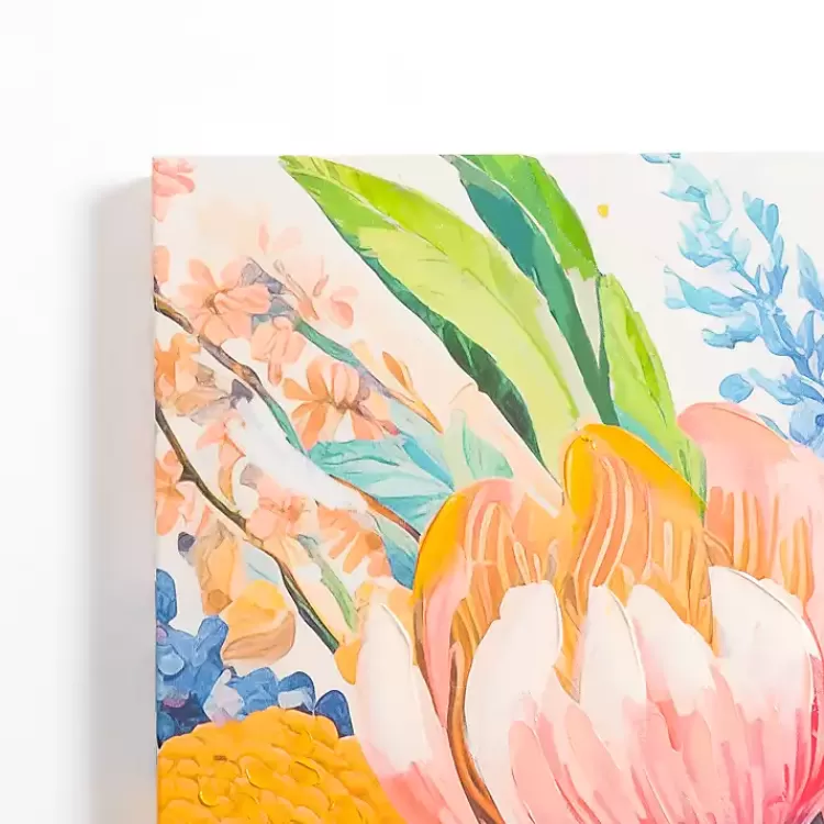 Glowing Florals Canvas Art Print>Kirklands Home Outlet