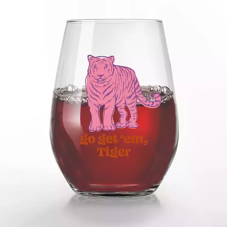 go_get_em_tiger_stemless_wine_glasses_set_of__2.webp Go Get 'Em, Tiger Stemless Wine Glasses, Set of 2>Kirklands Home Cheap