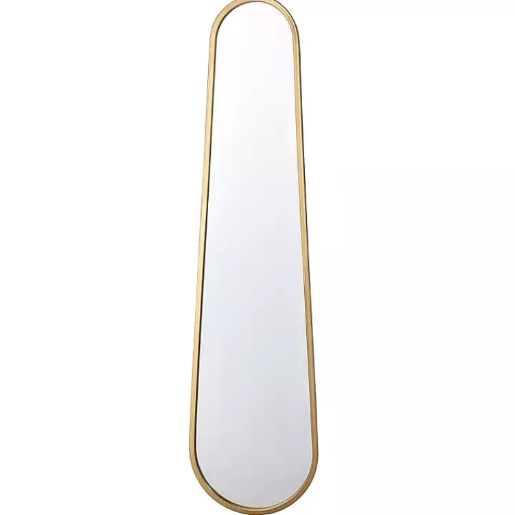 Gold Abstract Oblong Wall Mirror>Kirklands Home Flash Sale