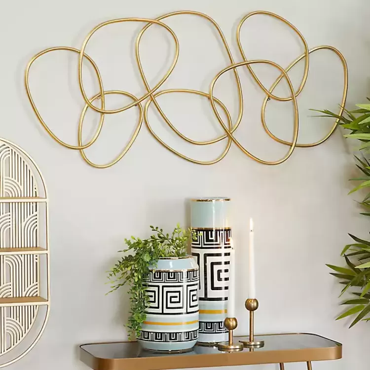Abstract Rings Metal Wall Plaque>Kirklands Home Shop