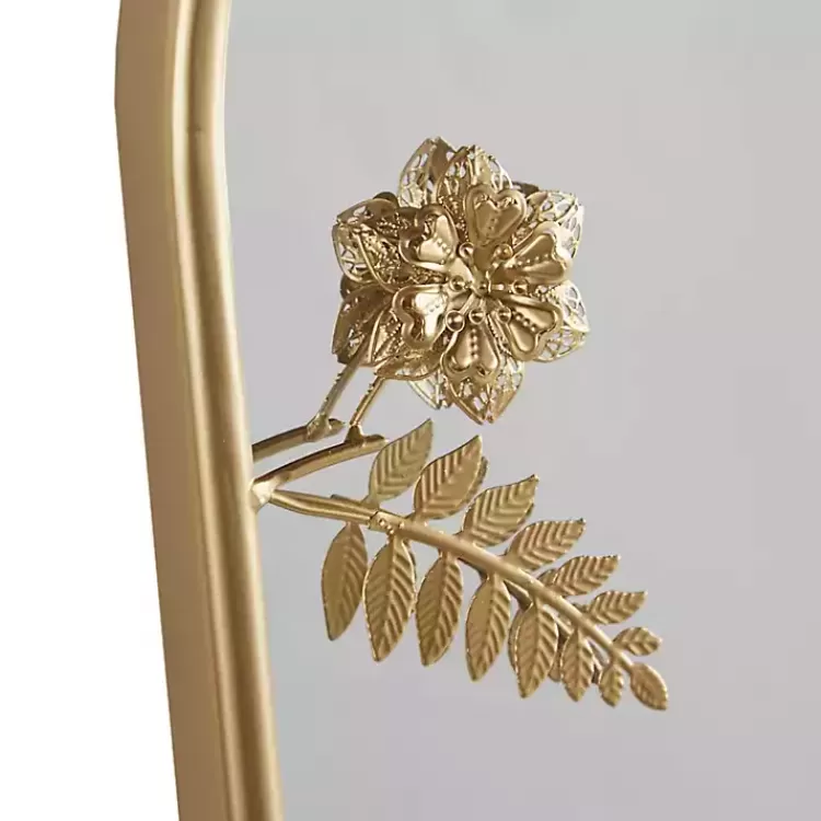 gold_adaline_floral_arched_wall_mirror_3.webp Gold Adaline Floral Arched Wall Mirror>Kirklands Home Best Sale