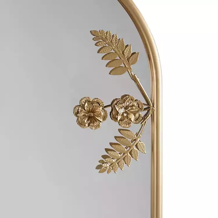gold_adaline_floral_arched_wall_mirror_5.webp Gold Adaline Floral Arched Wall Mirror>Kirklands Home Best Sale