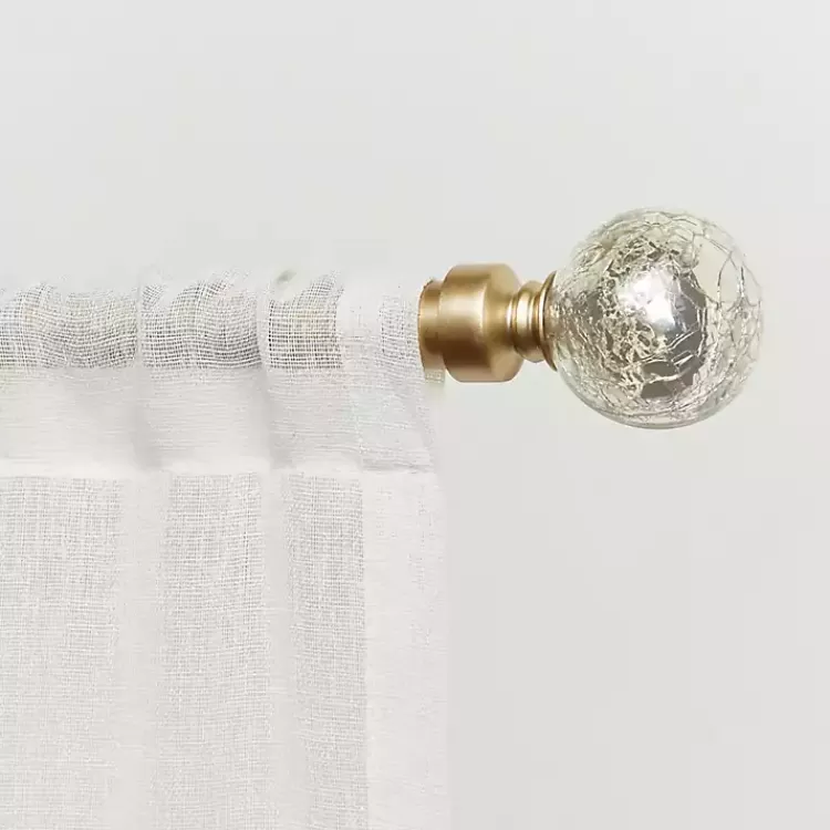 Gold Aged Mercury Sphere Curtain Rod, 72 in.>Kirklands Home Flash Sale