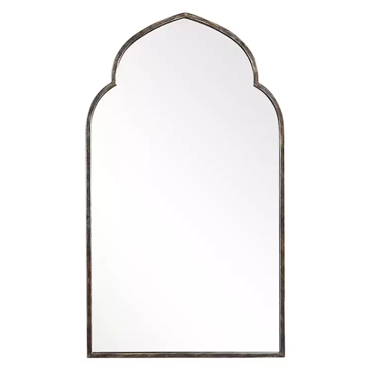 Gold and Bronze Metal Arch Mirror>Kirklands Home Best Sale