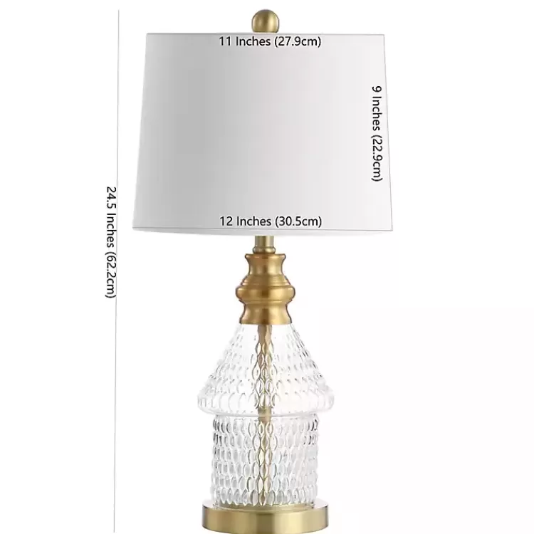 gold_and_clear_bubble_glass_table_lamp_2.webp Gold and Clear Bubble Glass Table Lamp>Kirklands Home Outlet