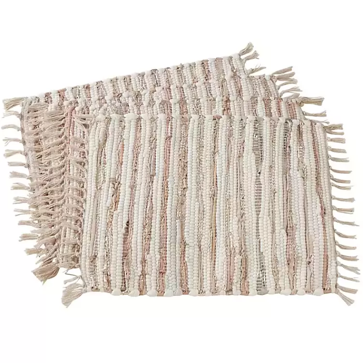 and Leather Woven Placemats, Set of 4>Kirklands Home Store