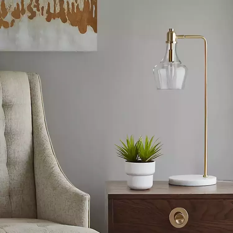 gold_and_marble_table_lamp_with_glass_bell_shade_2.webp Gold and Marble Table Lamp with Glass Bell Shade>Kirklands Home Store