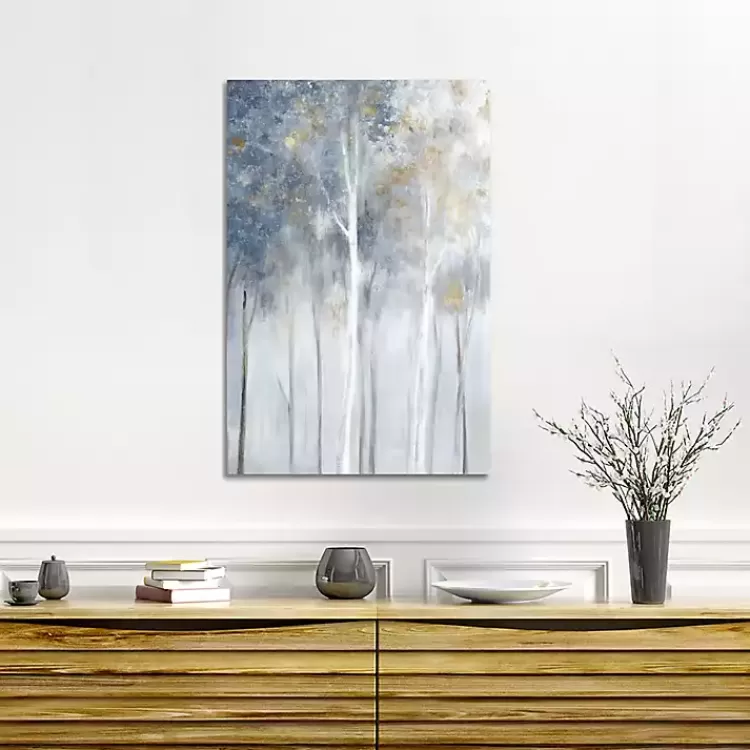 Gold and Silver Forest Canvas Art Print>Kirklands Home Fashion
