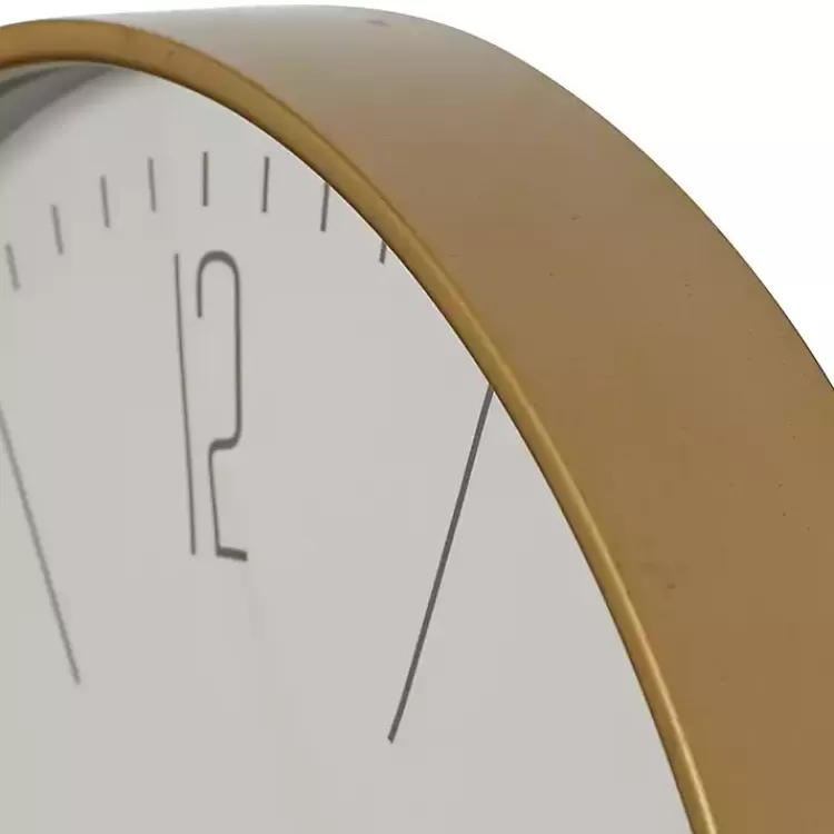 gold_and_white_classic_wall_clock_2.webp Gold and White Classic Wall Clock>Kirklands Home Best Sale
