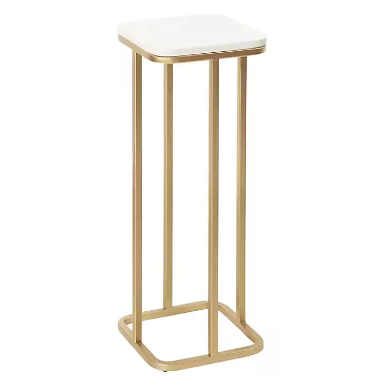 and White Credele Accent Table>Kirklands Home Store
