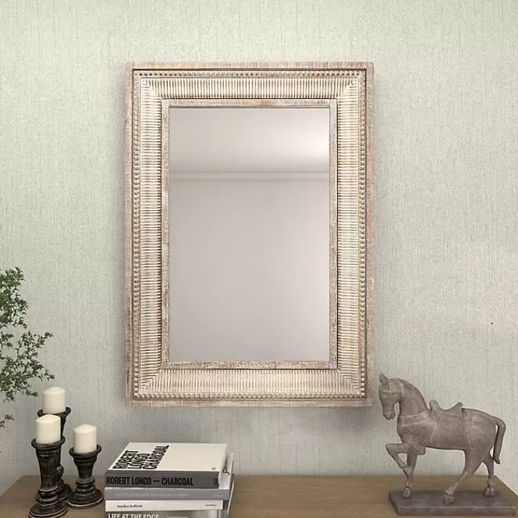 gold_and_white_washed_carved_frame_mirror_9.webp Gold and White Washed Carved Frame Mirror>Kirklands Home Discount
