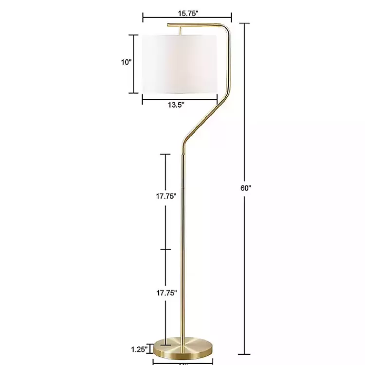 gold_angular_modern_floor_lamp_9.webp Angular Modern Floor Lamp>Kirklands Home Cheap