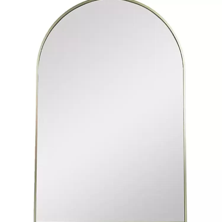 Gold Arch Frame Modern Wall Mirror>Kirklands Home Store