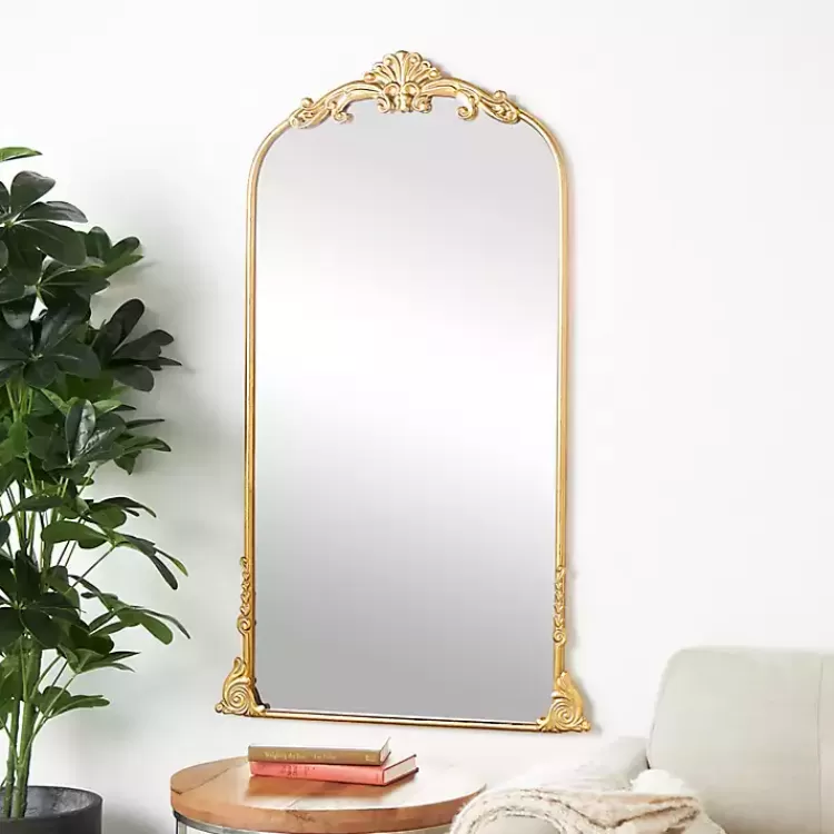 Gold Arched Baroque Mirror>Kirklands Home Cheap