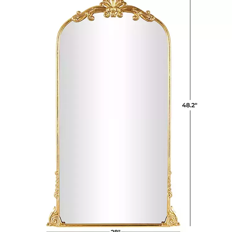 gold_arched_baroque_mirror_8.webp Gold Arched Baroque Mirror>Kirklands Home Cheap