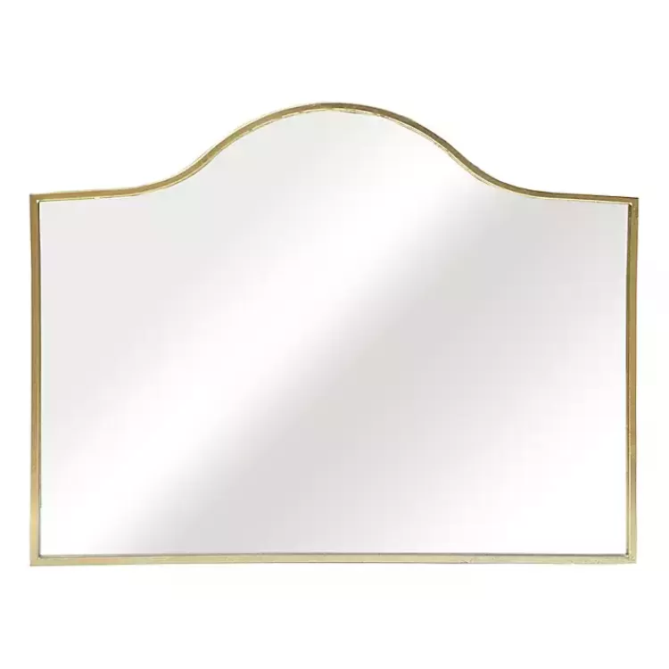 Gold Arched Rectangle Wall Mirror>Kirklands Home Cheap