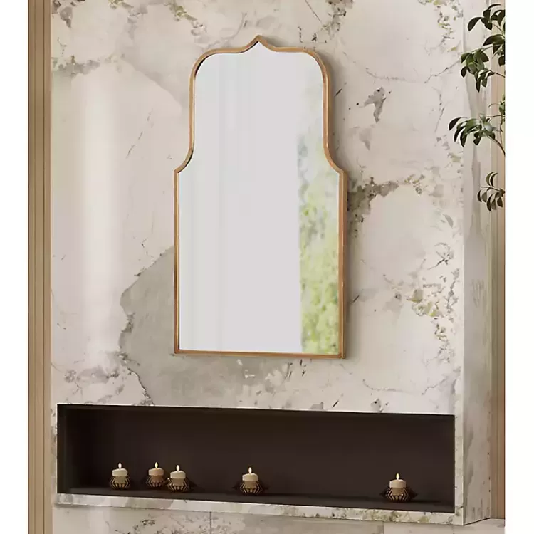 gold_arched_scallop_wall_mirror_6.webp Arched Scallop Wall Mirror>Kirklands Home Clearance