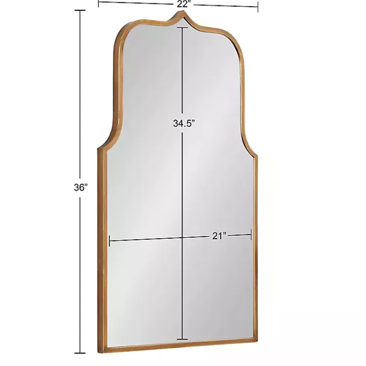 gold_arched_scallop_wall_mirror_8.webp Arched Scallop Wall Mirror>Kirklands Home Clearance