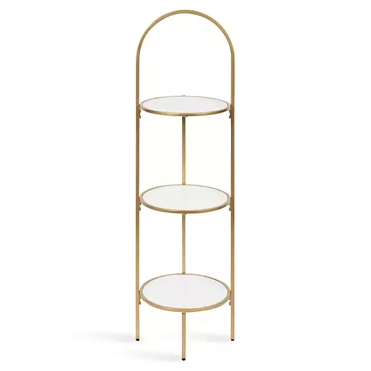 gold_arched_tier_plant_stand_2.webp Gold Arched 3-Tier Plant Stand>Kirklands Home Discount