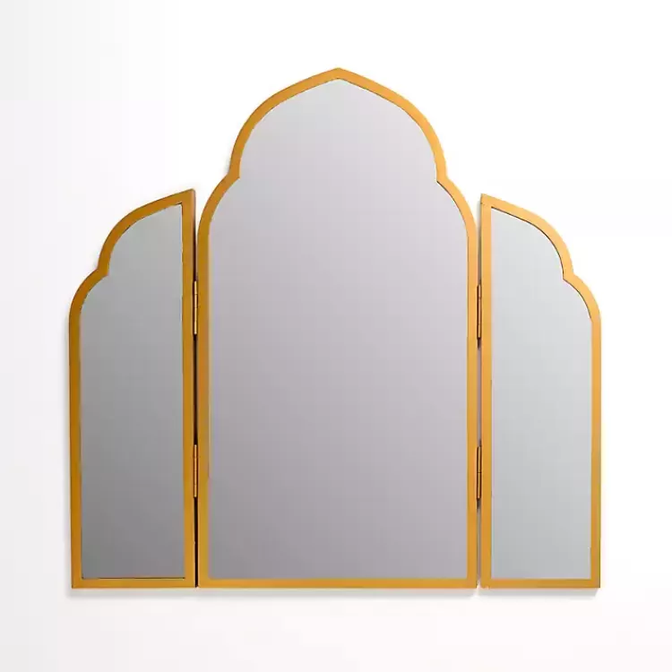 Arched Trifold Wall Mirror>Kirklands Home Hot