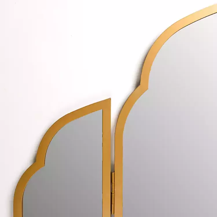 Arched Trifold Wall Mirror>Kirklands Home Hot