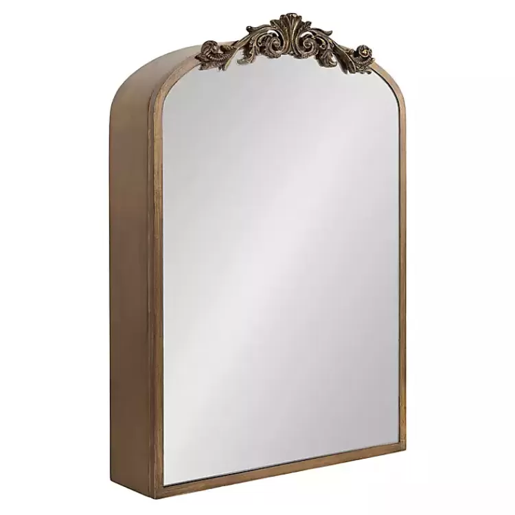 Gold Arendahl Arched Mirror Jewelry Cabinet>Kirklands Home Best Sale