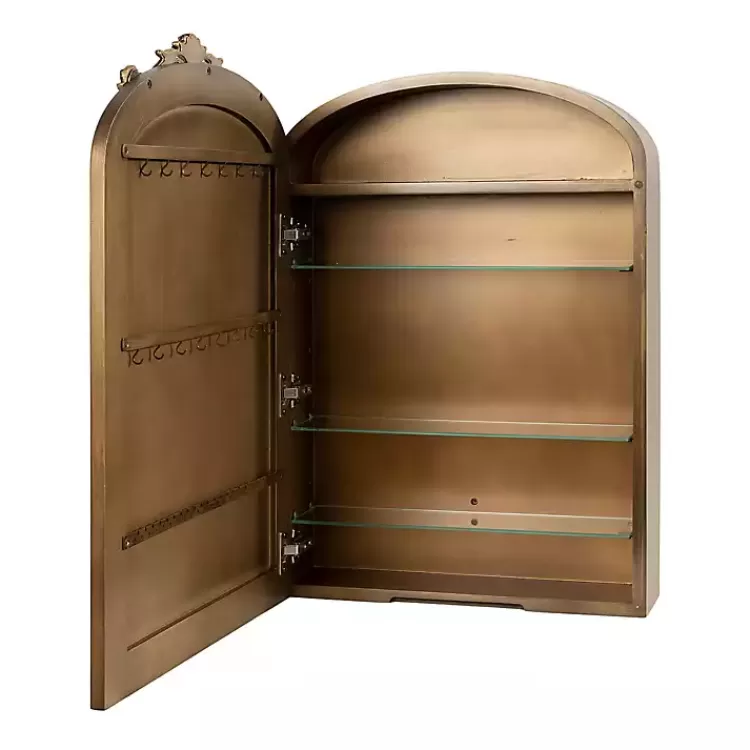 gold_arendahl_arched_mirror_jewelry_cabinet_5.webp Gold Arendahl Arched Mirror Jewelry Cabinet>Kirklands Home Best Sale