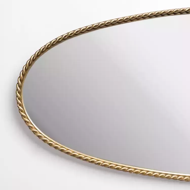 Gold Artemis Twist Frame Wall Mirror>Kirklands Home Online