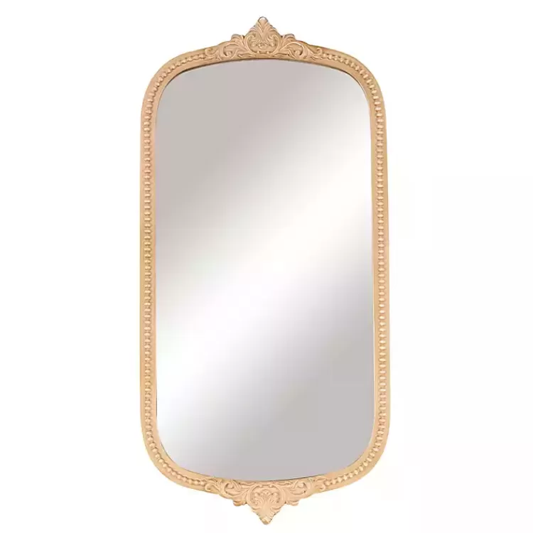 Gold Beaded Scroll Frame Wall Mirror>Kirklands Home Fashion