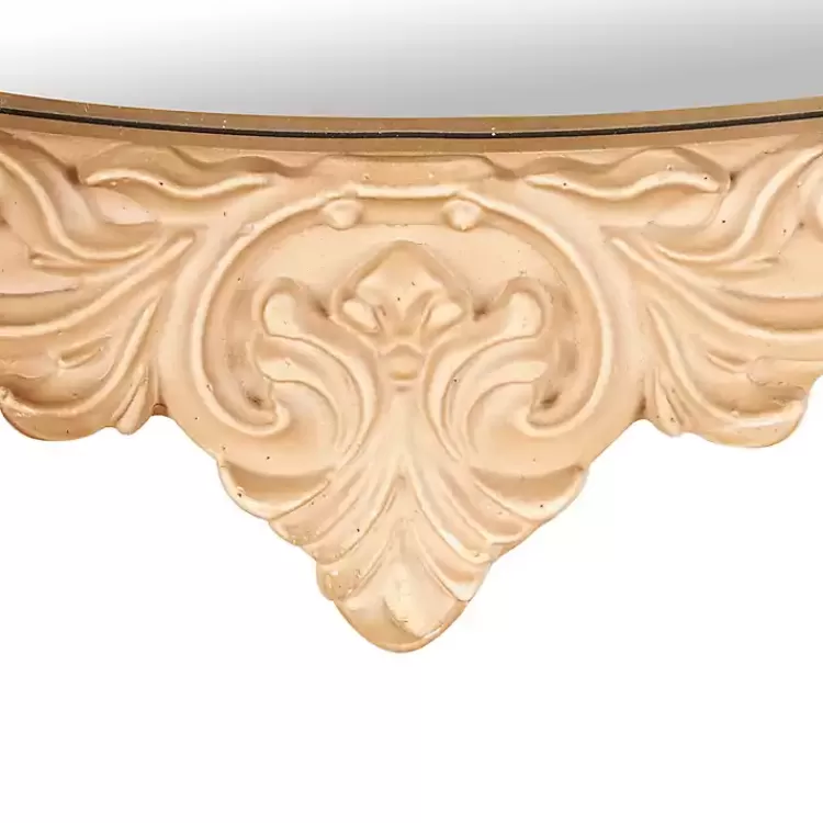 gold_beaded_scroll_frame_wall_mirror_3.webp Gold Beaded Scroll Frame Wall Mirror>Kirklands Home Fashion