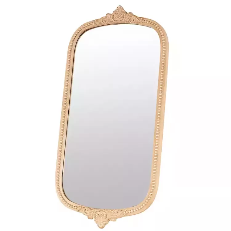 gold_beaded_scroll_frame_wall_mirror_5.webp Gold Beaded Scroll Frame Wall Mirror>Kirklands Home Fashion
