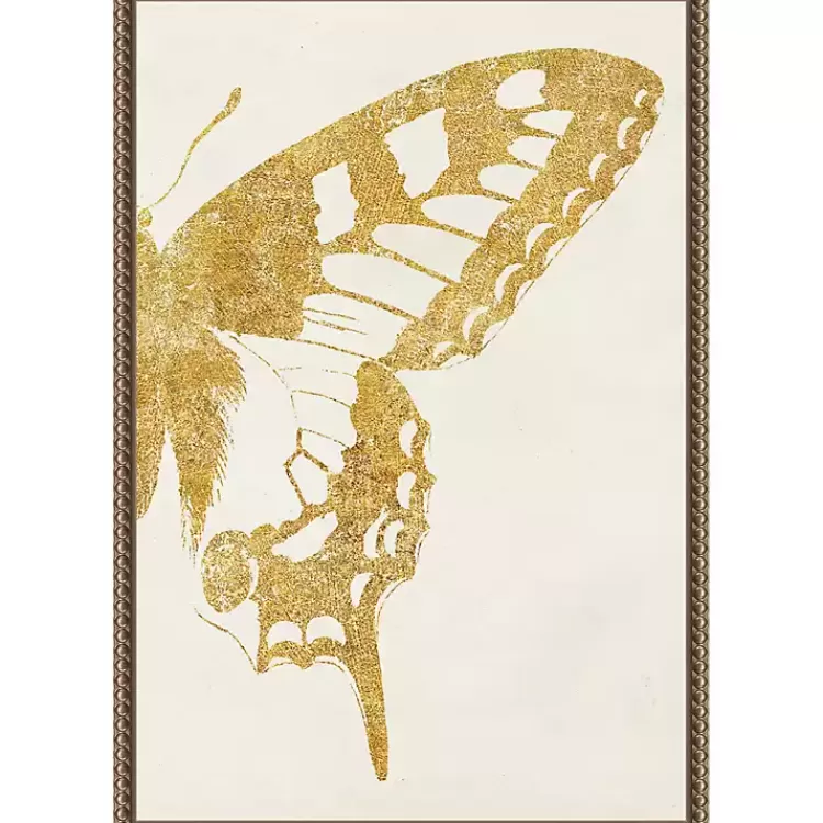 Gold Butterfly Wings Framed Canvas Art Print>Kirklands Home Hot