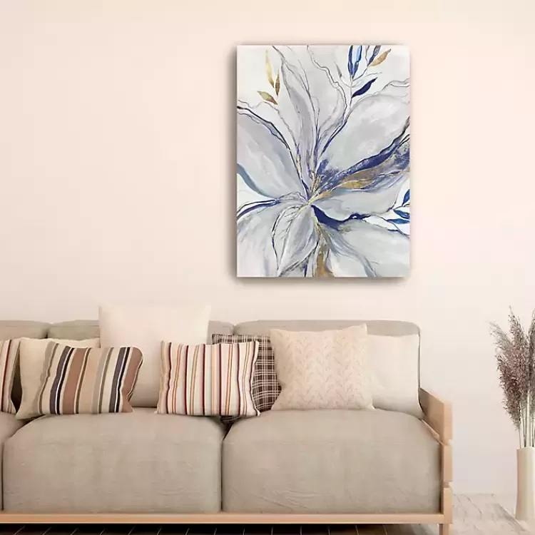 Gold Charcoal Bloom Canvas Art Print, 30x40 in.>Kirklands Home Cheap