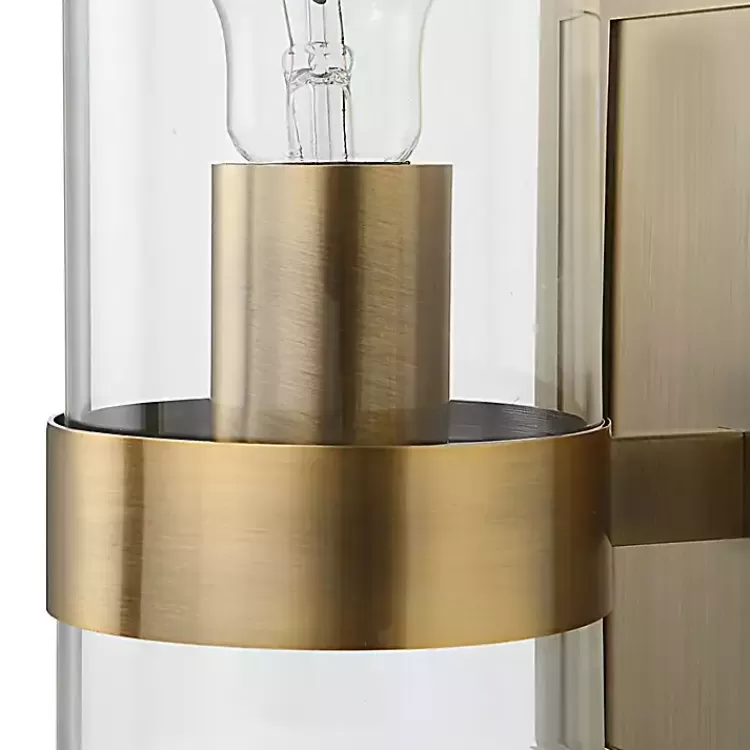 gold_cylinder_glass_shade_wall_sconce_7.webp Gold Cylinder Glass Shade Wall Sconce>Kirklands Home Hot
