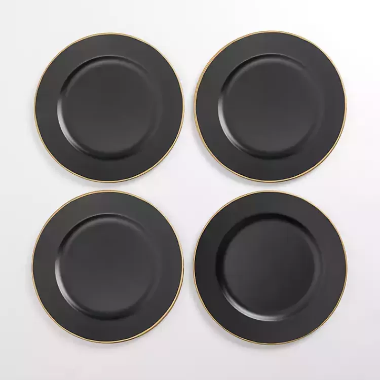 Gold Edge Chargers, Set of 4>Kirklands Home Fashion