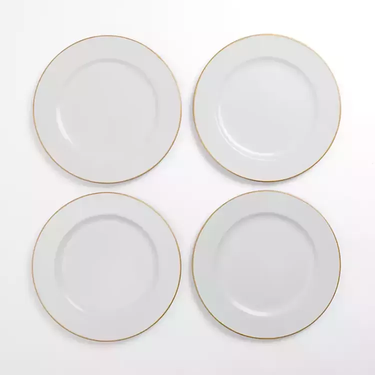 Gold Edge Chargers, Set of 4>Kirklands Home Clearance