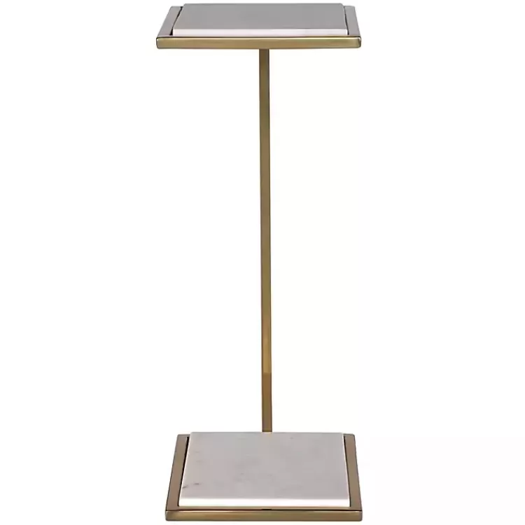 gold_elevated_marble_accent_table_3.webp Gold Elevated Marble Accent Table>Kirklands Home Online