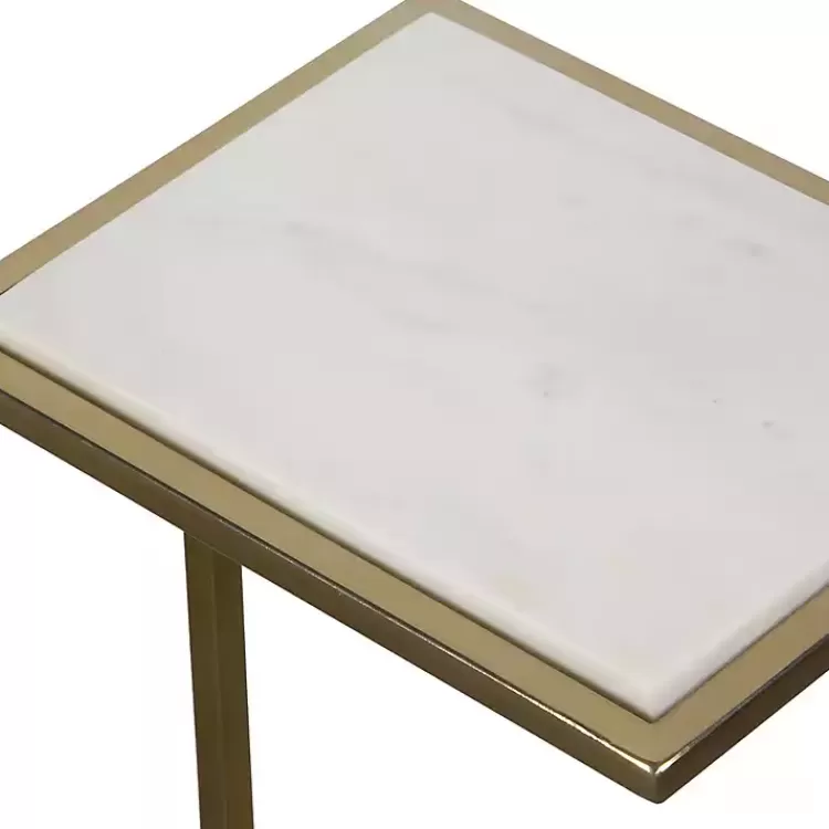 gold_elevated_marble_accent_table_4.webp Gold Elevated Marble Accent Table>Kirklands Home Online