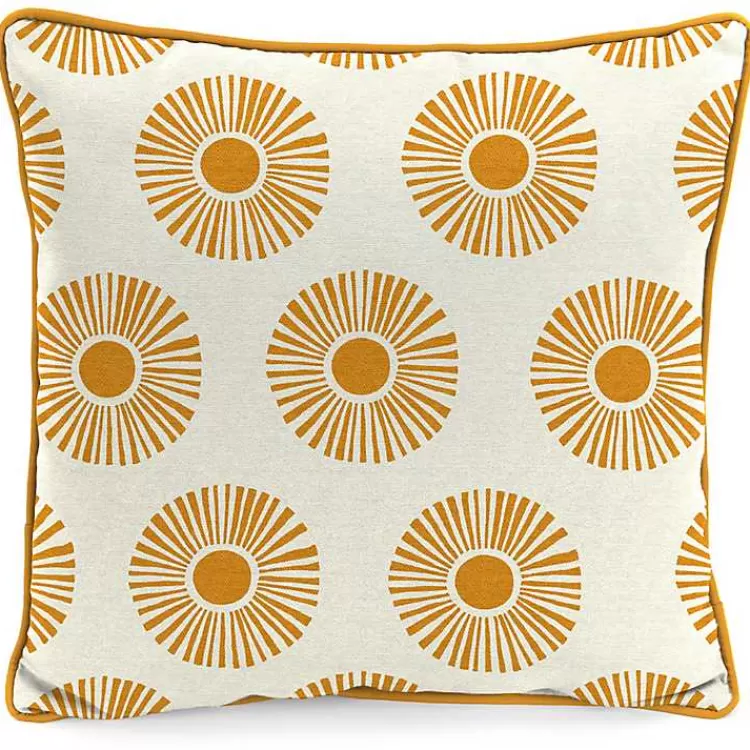 gold_good_vibes_only_sunny_outdoor_pillow_2.webp Gold Good Vibes Only Sunny Outdoor Pillow>Kirklands Home Best