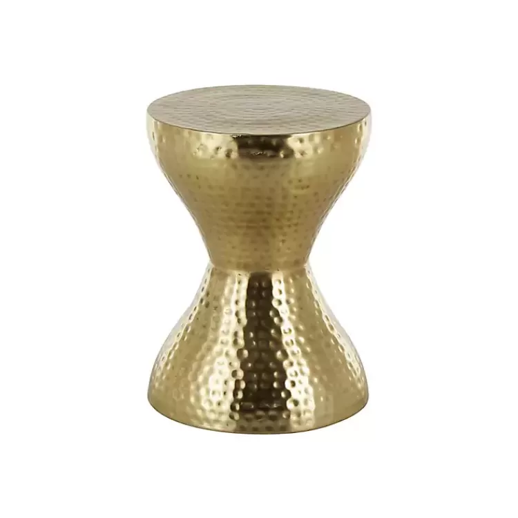 Hammered Hourglass Accent Table>Kirklands Home Outlet