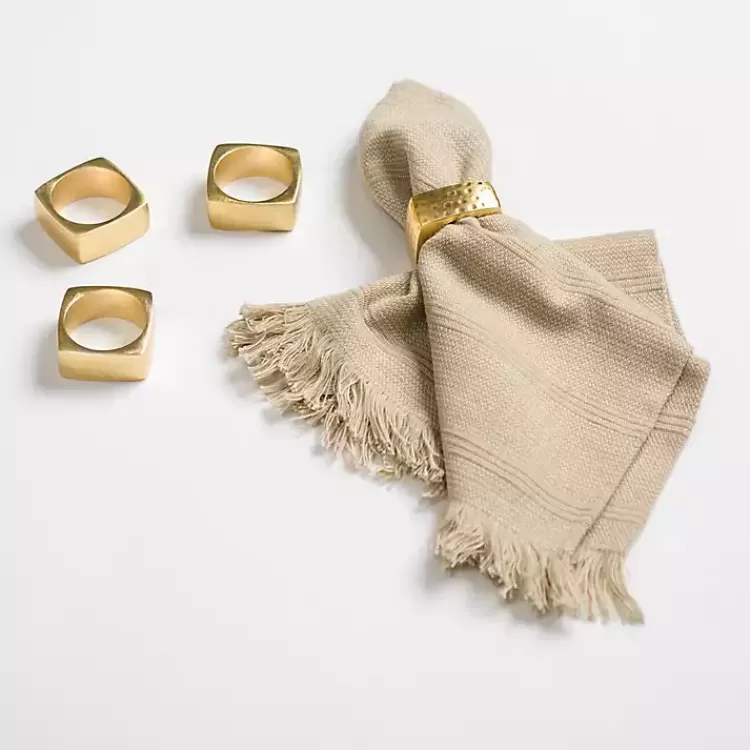 Hammered Napkin Rings, Set of 4>Kirklands Home Cheap