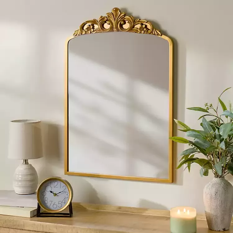 Gold Lana Ornate Arch Wall Mirror>Kirklands Home Cheap