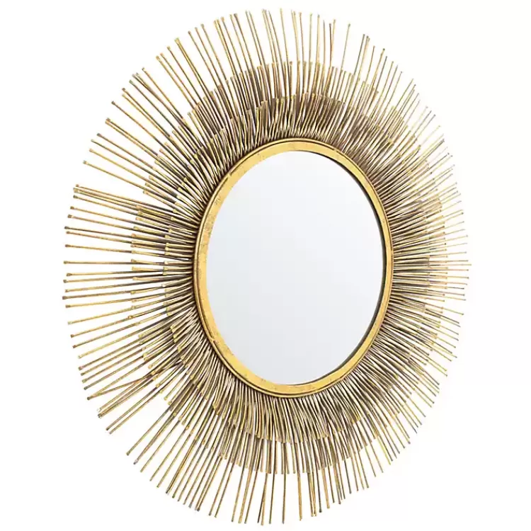 gold_layered_burst_frame_round_wall_mirror_4.webp Gold Layered Burst Frame Round Wall Mirror>Kirklands Home Flash Sale
