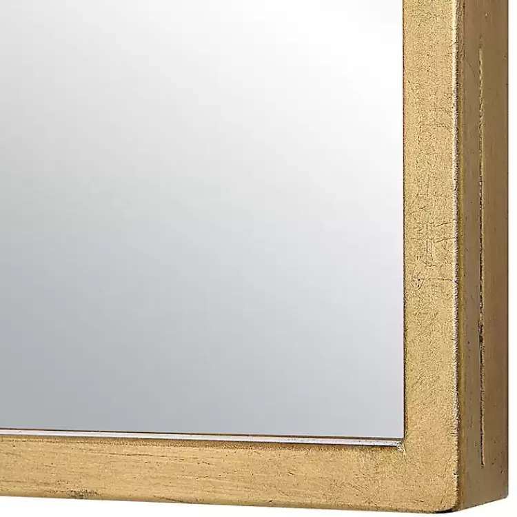 gold_leaf_arched_frame_wall_mirror_4.webp Gold Leaf Arched Frame Wall Mirror>Kirklands Home Store