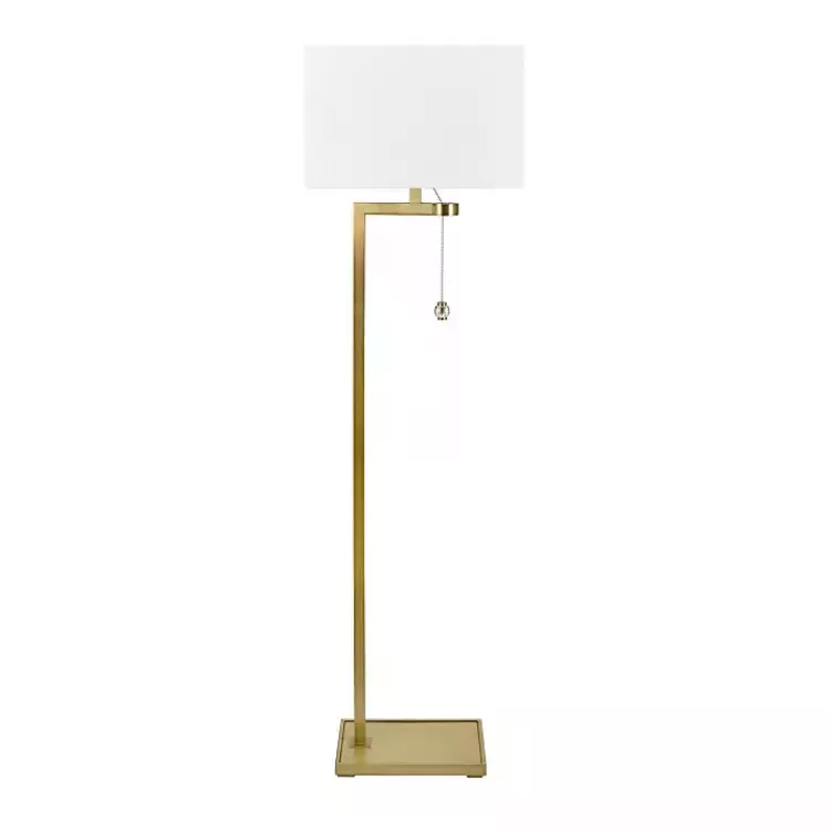 Gold L-Shape Marlowe Floor Lamp>Kirklands Home Cheap